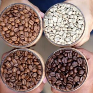 Coffee Beans And Powders